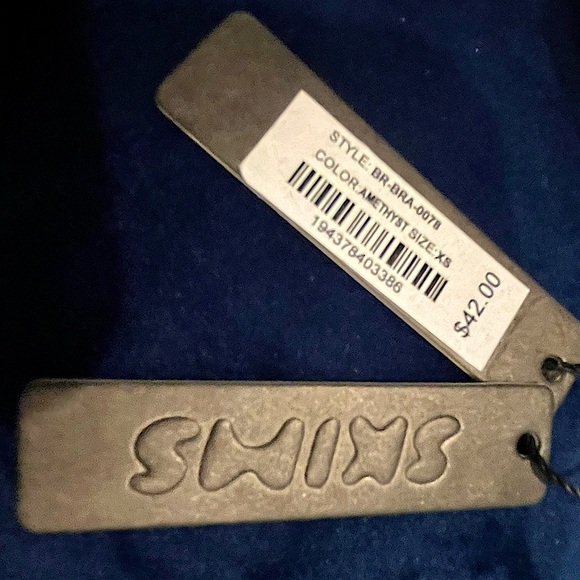 SKIMS Stretch Velvet Collection Bra Bralette in Amethyst - New with Tags! - Picture 5 of 15